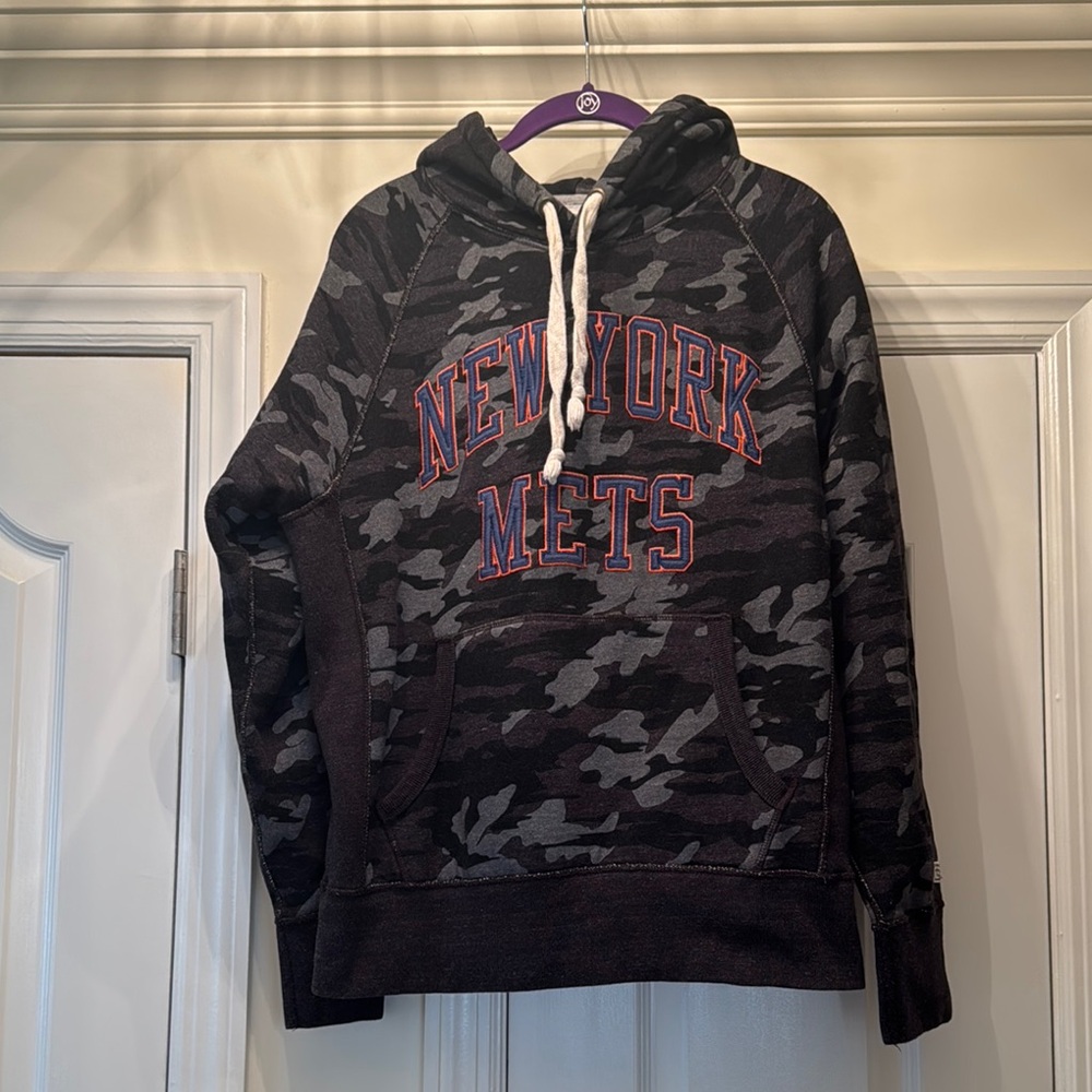 Black and Gray Camouflage Sweater Hoodie